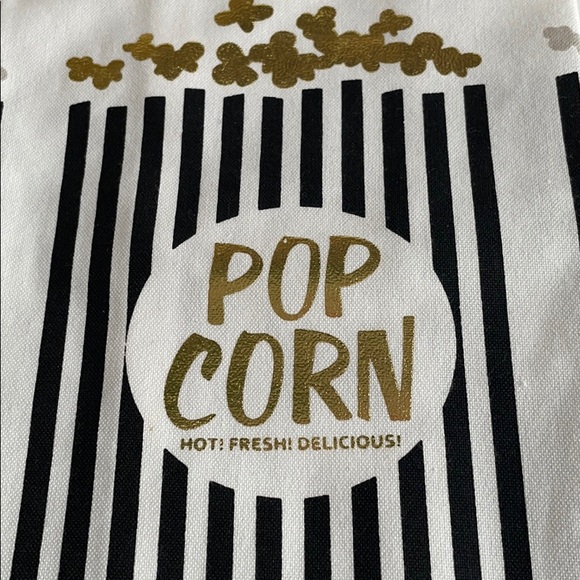 🎉HP🎉 Kate Spade Gold Foil Popcorn Dish Towels 2 ONE SET LEFT - Picture 3 of 5